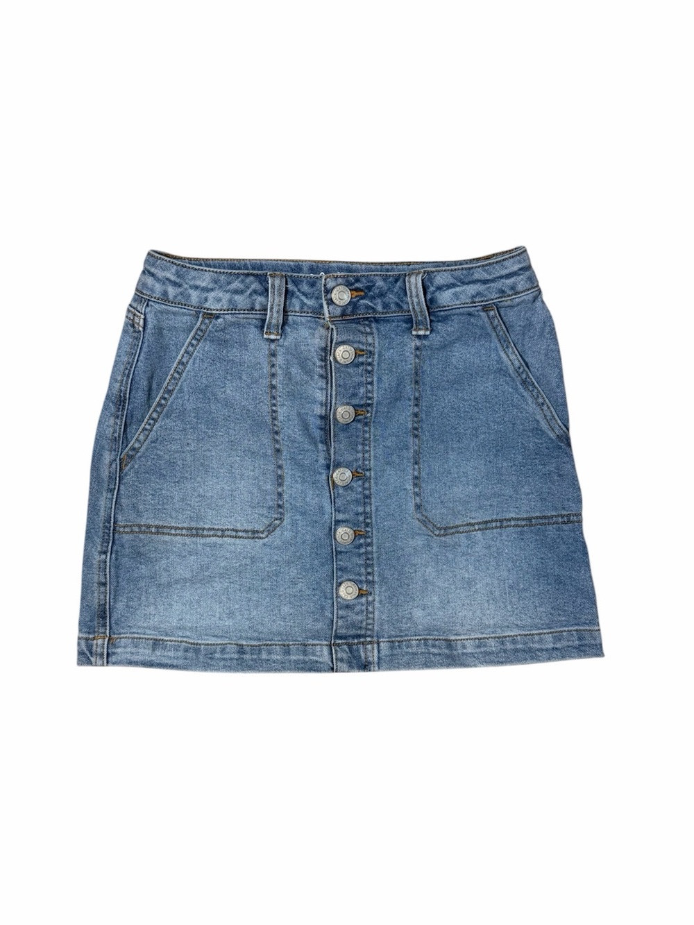 Cat & Jack Classic Blue Denim Skirt Size Large 10/12